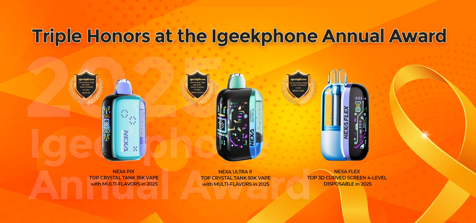 Triple honors at the Igeekphone Annual Award