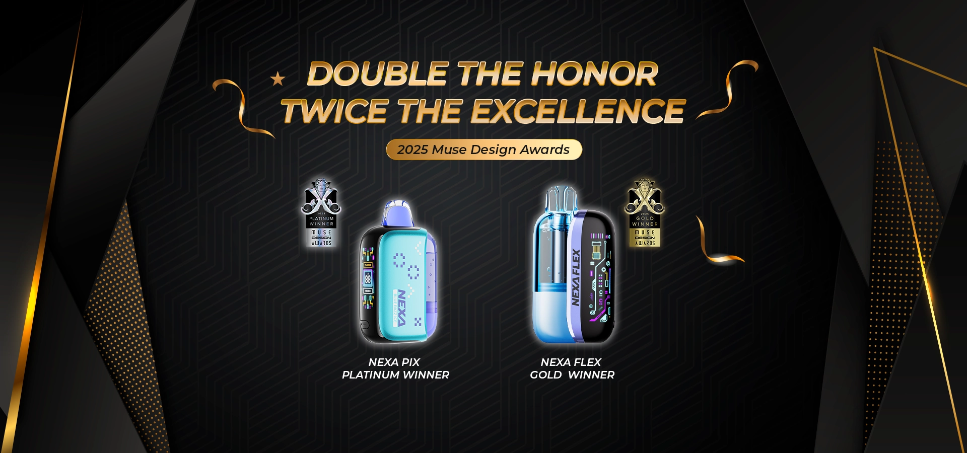 Pix and Flex win at the Muse Design Awards
