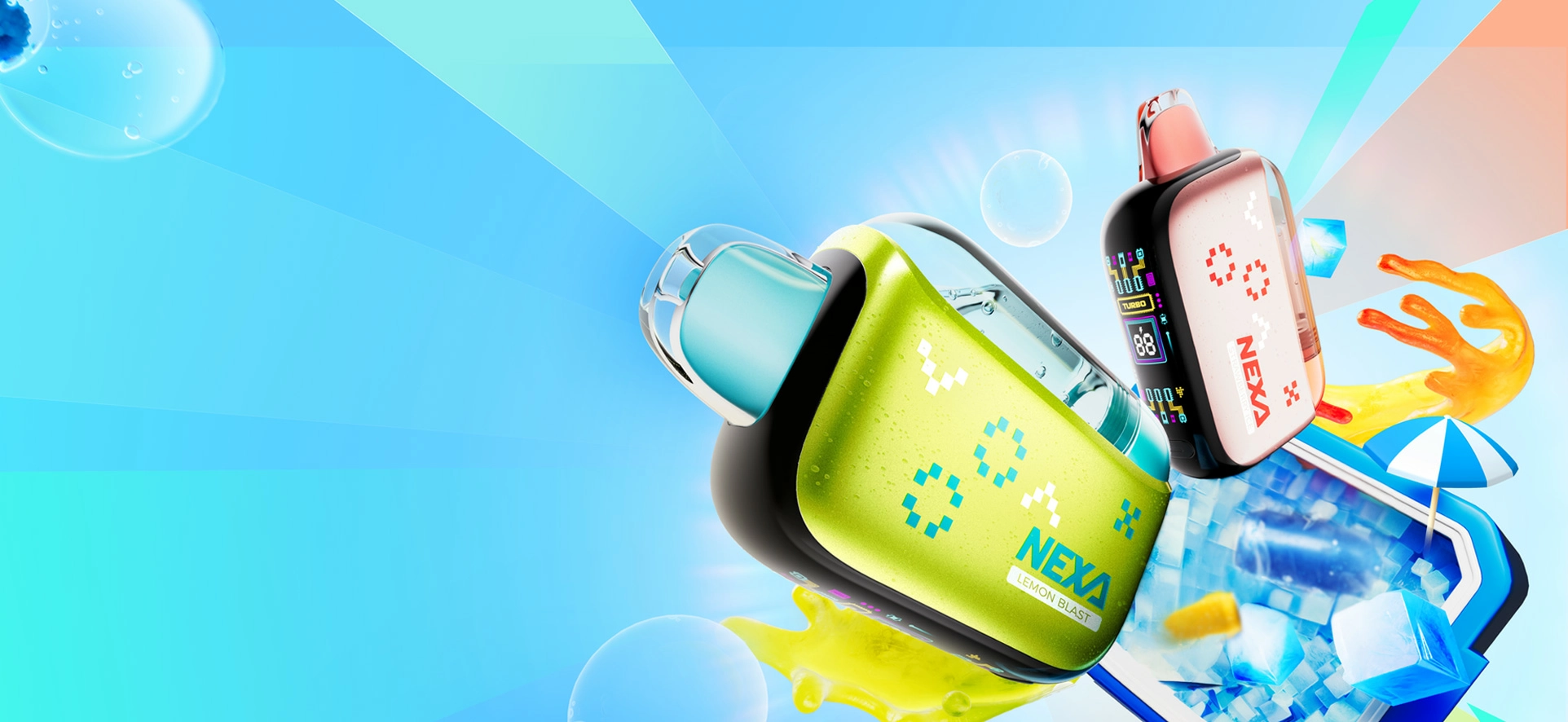 Nexa Pix 35K vape: Crystal tank meets Juicy Lock