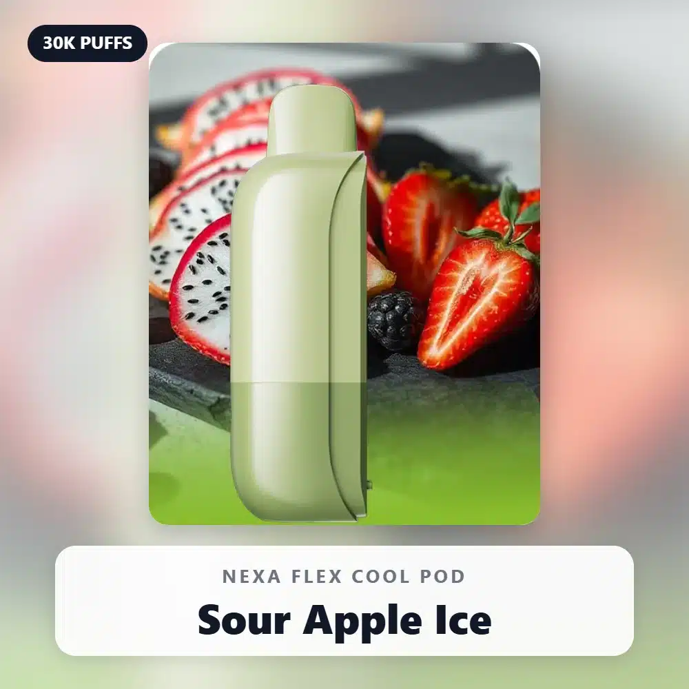 Nexa Flex Pods - cool-pod, sour-apple-ice