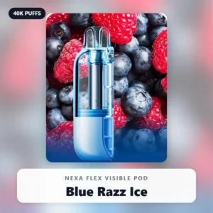 Nexa Flex Pods - visible-pod, blue-razz-ice