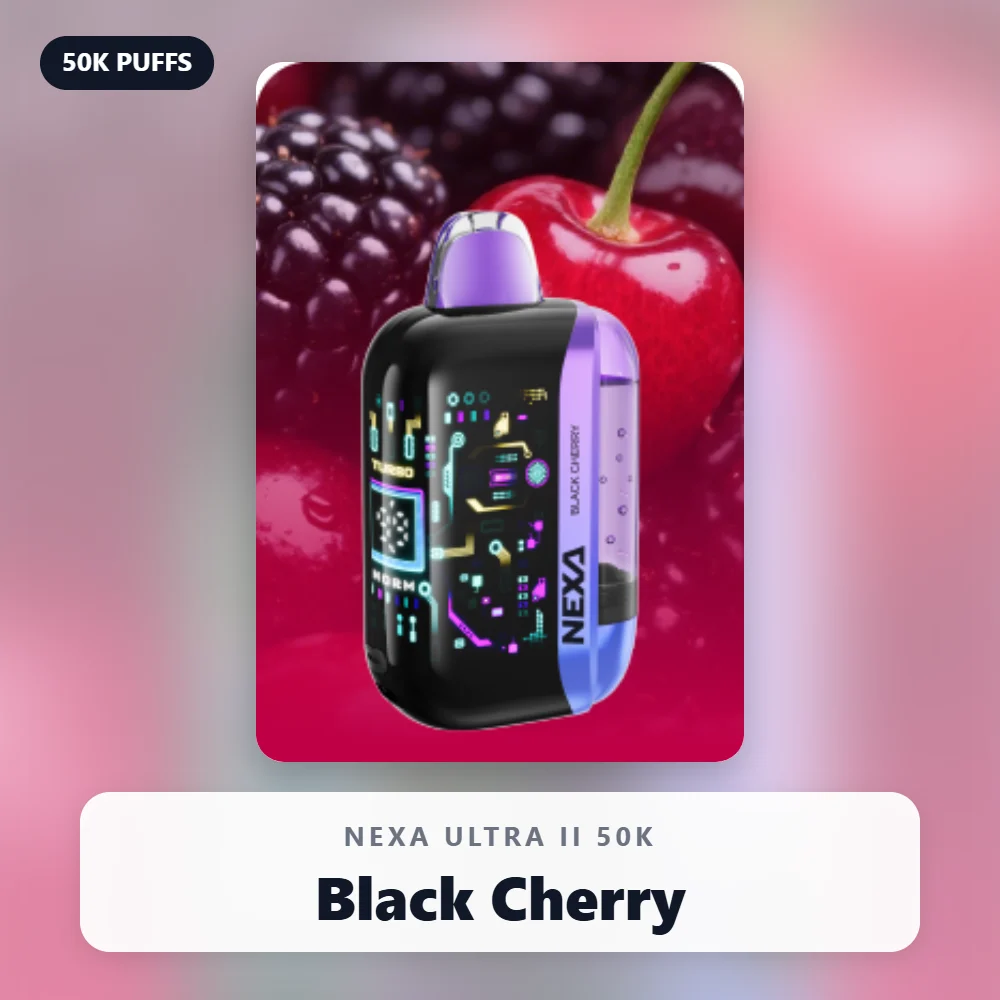 Nexa Ultra II 50K Disposable - black-cherry