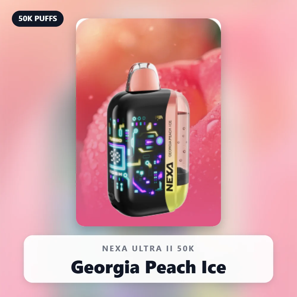 Nexa Ultra II 50K Disposable - georgia-peach-ice