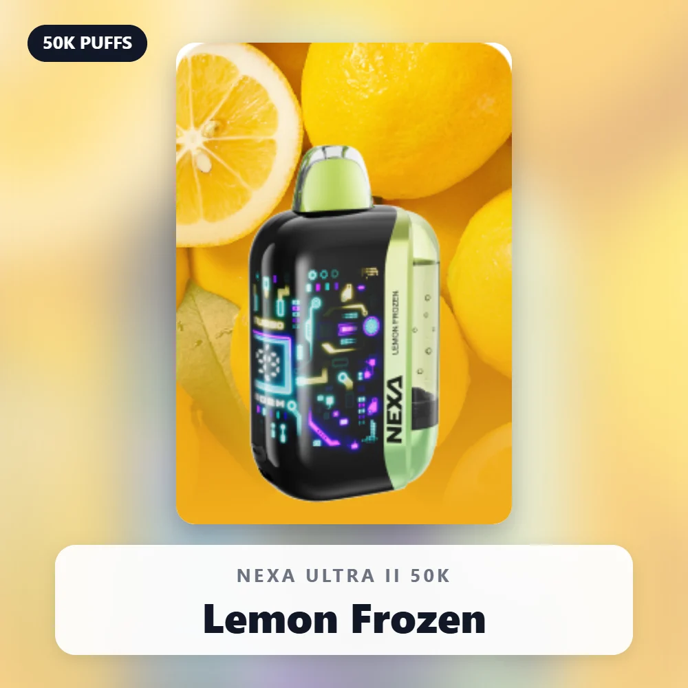 Nexa Ultra II 50K Disposable - lemon-frozen