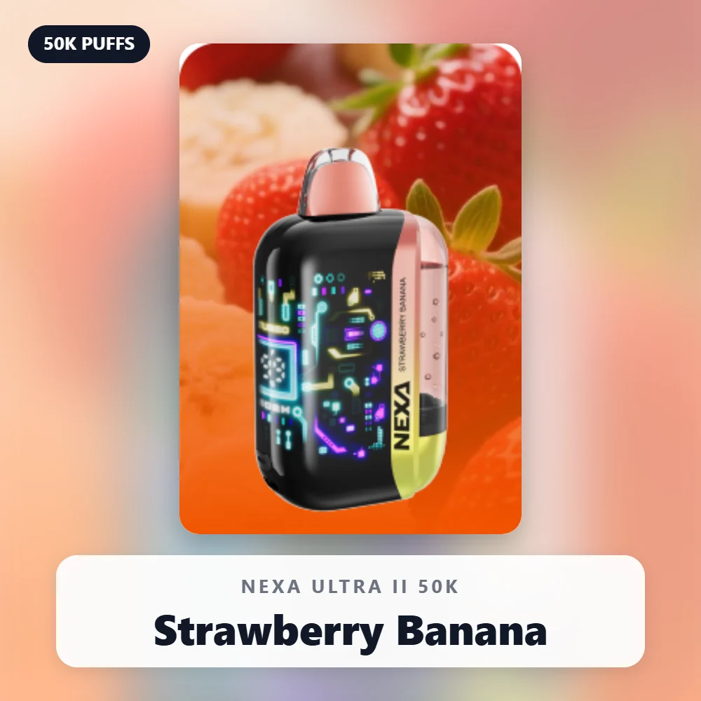 Nexa Ultra II 50K Disposable - strawberry-banana