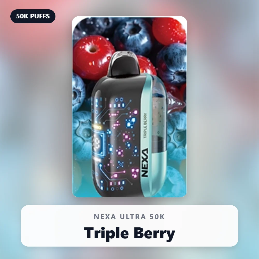 Nexa Ultra 50K Disposable - triple-berry
